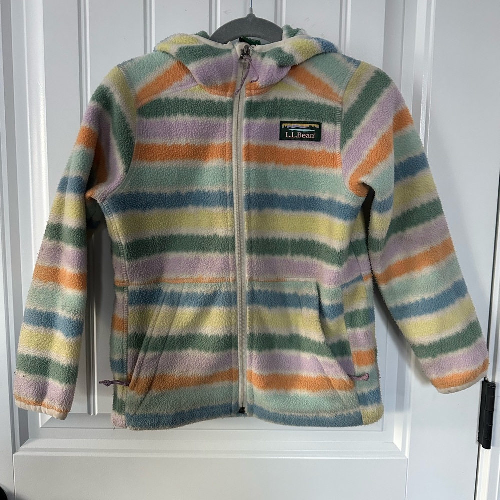 L.L. Bean Kids Colorful Striped Hoodie